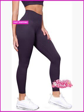 Tummy Control Compression Leggings, High Waist Workout Yoga Pants